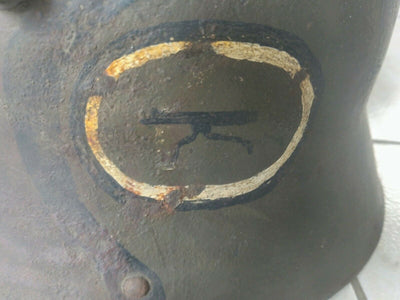 Casque Floque Mitrailleurs Allemand WW1