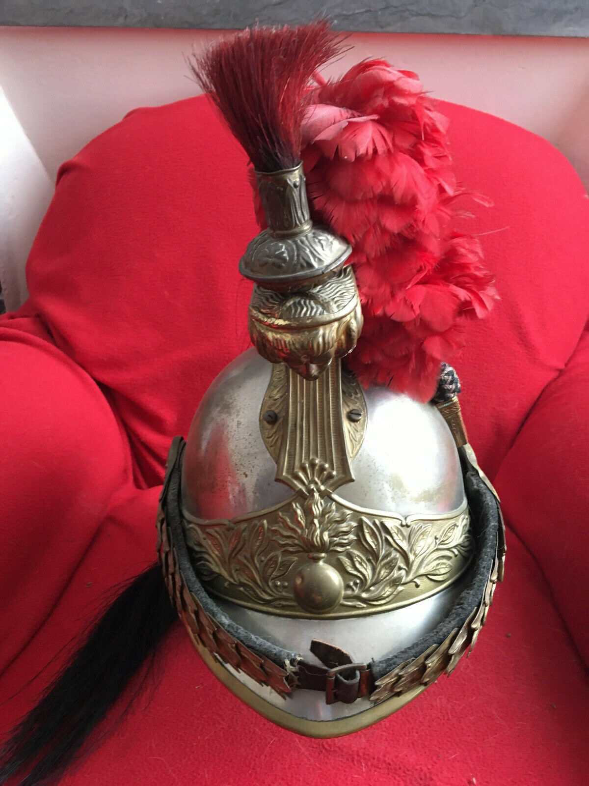 Casque + Cuirasse Officier Cuirassier Français Début Xxème
