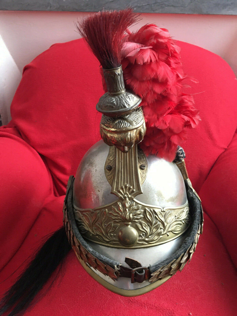 Casque + Cuirasse Officier Cuirassier Français Début Xxème