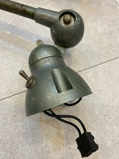 Lampe Jielde Trois Bras, Peinture Verte Vespa D’origine