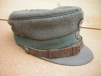 Kepi Mütze casquette combat drap troupe feldgrau 1918 IR 87 Nassau