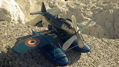 Jep Hydravion Bleu Fonce Jouets Anciens Bateau Gil