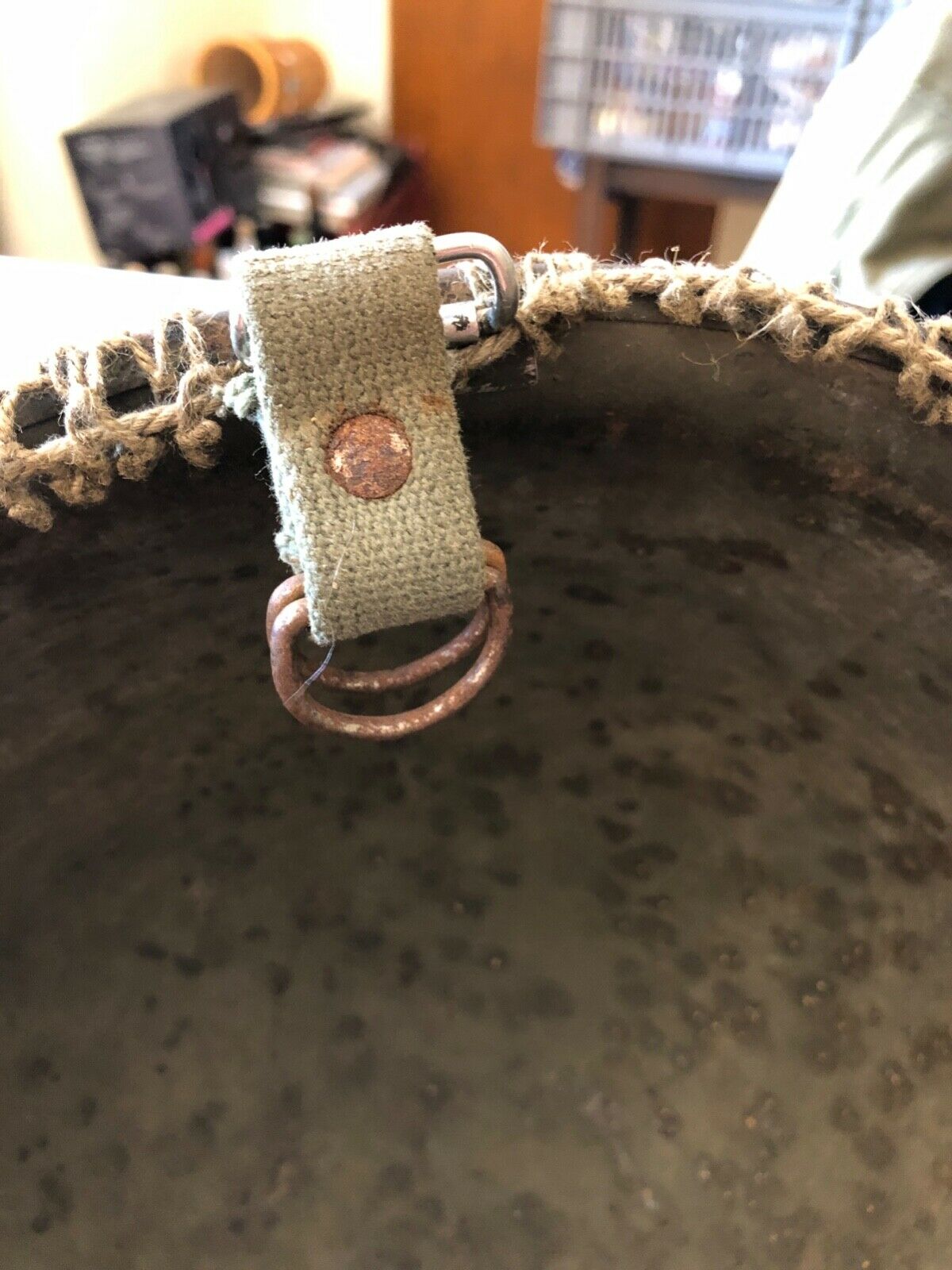 Casque Us M1 Parachutiste Indo Algérie