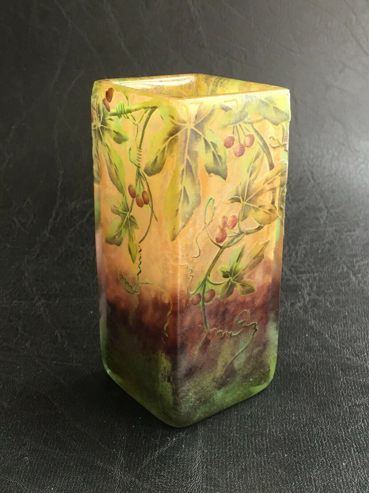 Vase Daum Nancy (Art Nouveau 1900)