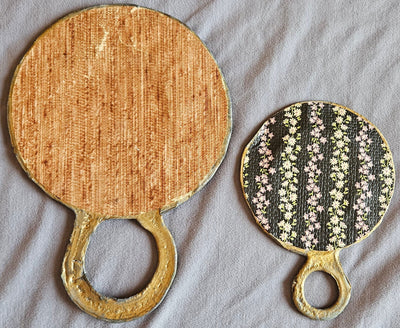 Miroirs Vintage Plomb Doré Et Pâte De Verre École Line Vautrin - Irena Jaworska 2