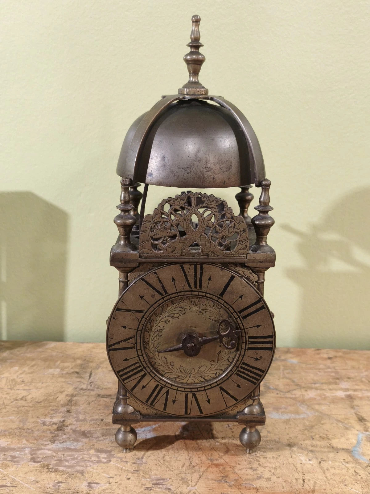Mouvement Horloge Pendule Réveil Lanterne En Laiton À Cloche 18ème - 19ème