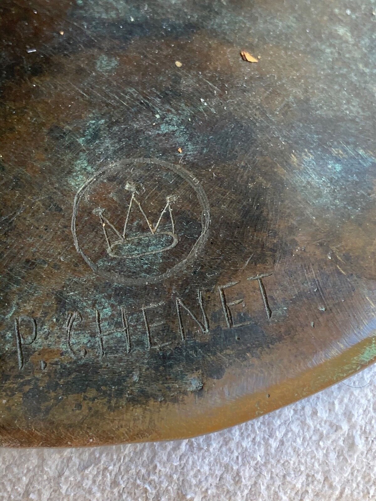 Pierre Chenet – Superbe Tête À L’antique En Bronze Signé