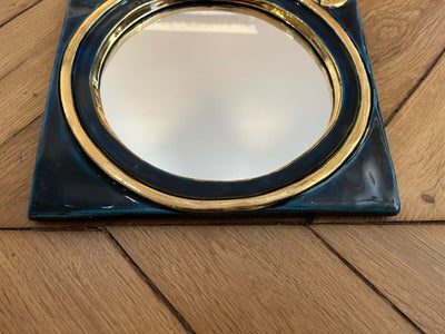 Mithe Espelt Miroir céramique Paradisier 1970