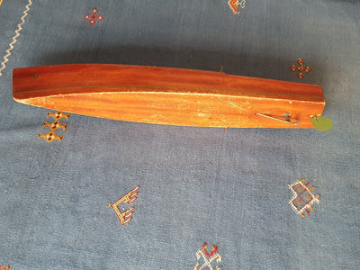 Lot vintage de 3 Bateaux Racer de bassin Kellner années 1930 en acajou