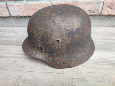 Casque Allemand Camouflé 3 Tons Normandie