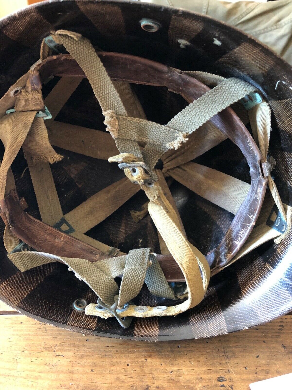 Casque Us M1 Parachutiste Indo Algérie