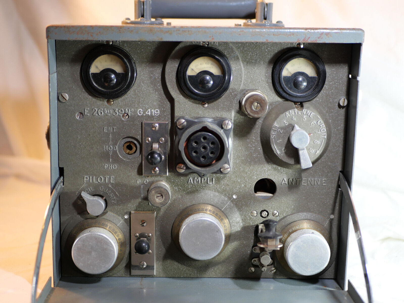 Poste Radio Militaire Français E26bis Troupes Coloniales
