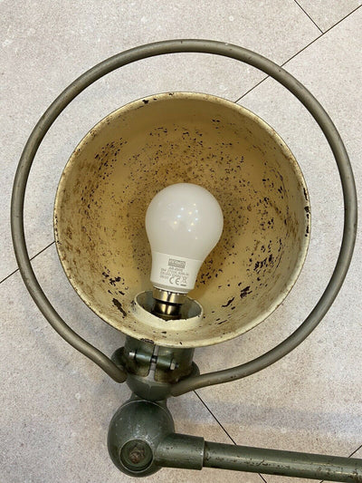 Lampe Jielde Trois Bras, Peinture Verte Vespa D’origine