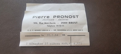 Ménagère CHRISTOFLE Modèle MARLY métal argenté 37 couverts