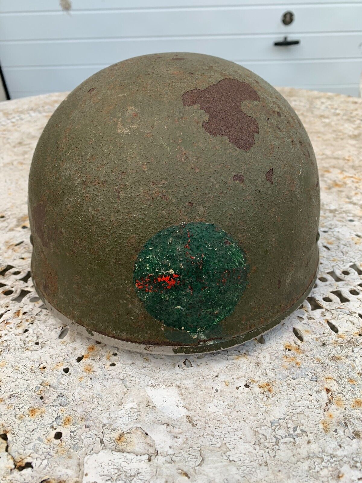 Casque Para Anglais Avec Insignes Peint 1944 Ww2
