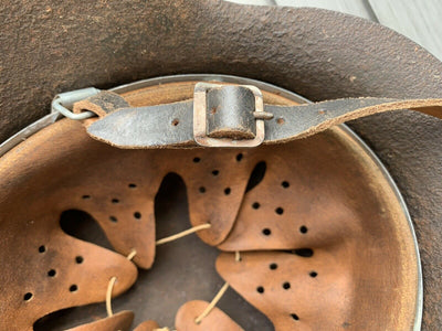 Ancien Casque Camoufle Allemand  - 2ème Guerre