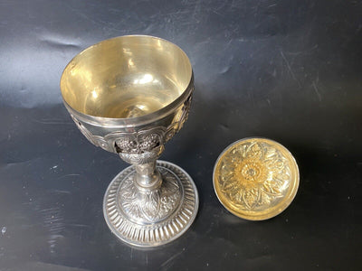 Calice - Ciboire en Argent Massif Minerve