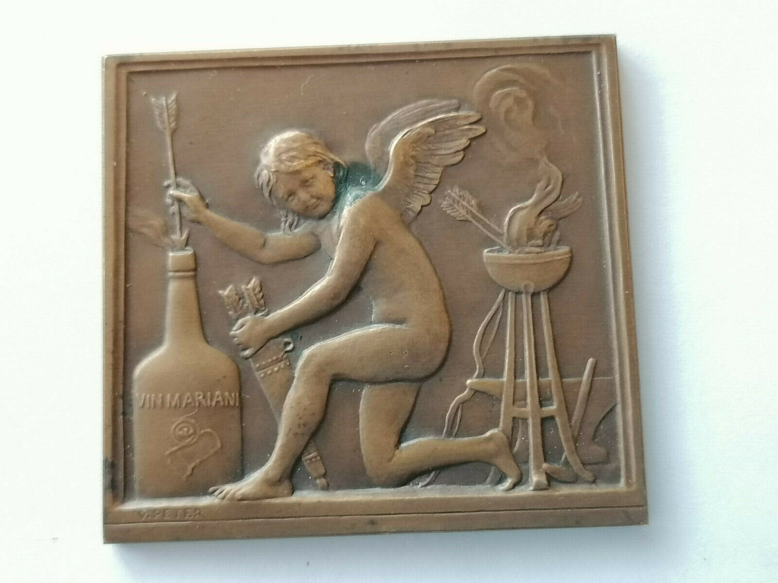 Lot Médailles Bronze & Argent Massif O. Roty V. Peter L. Patriarche Vin Mariani