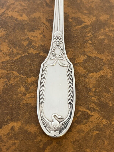 Émile Puiforcat Ménagère 24 Pieces En Argent Massif Modèle Cygne Style Empire