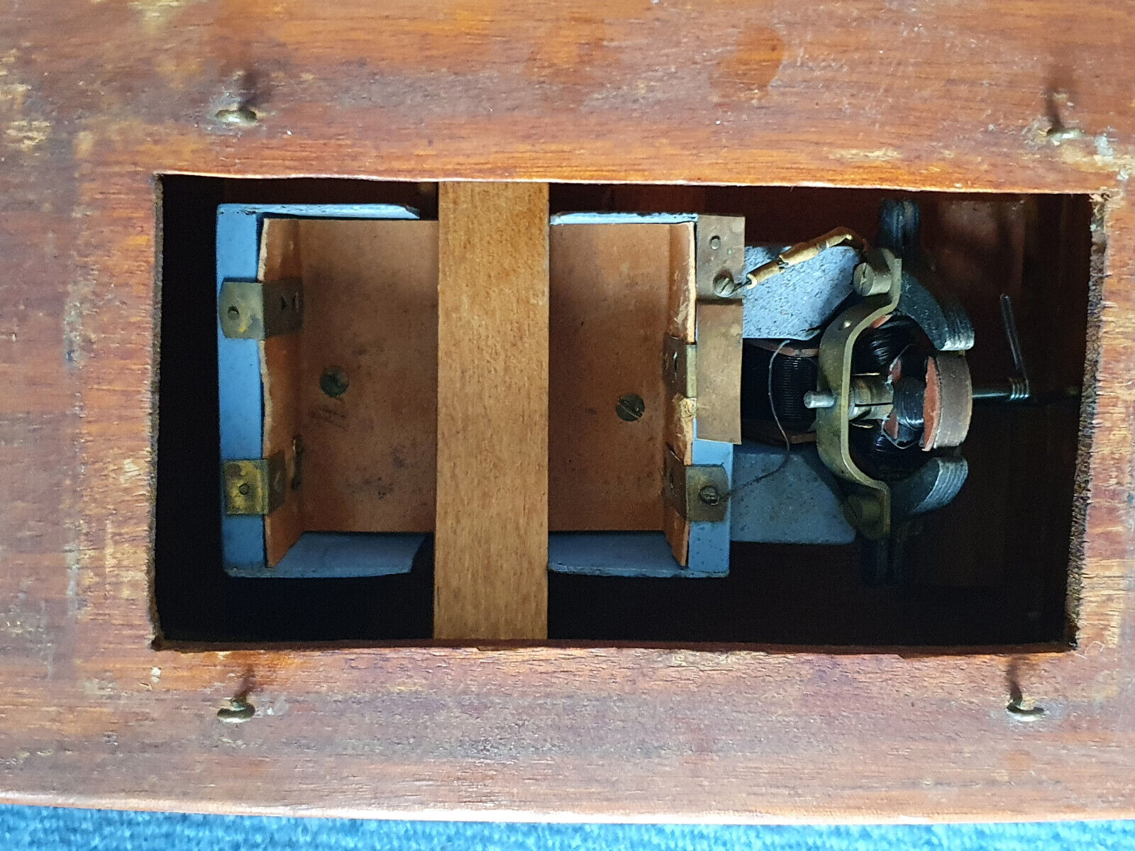 Lot vintage de 3 Bateaux Racer de bassin Kellner années 1930 en acajou