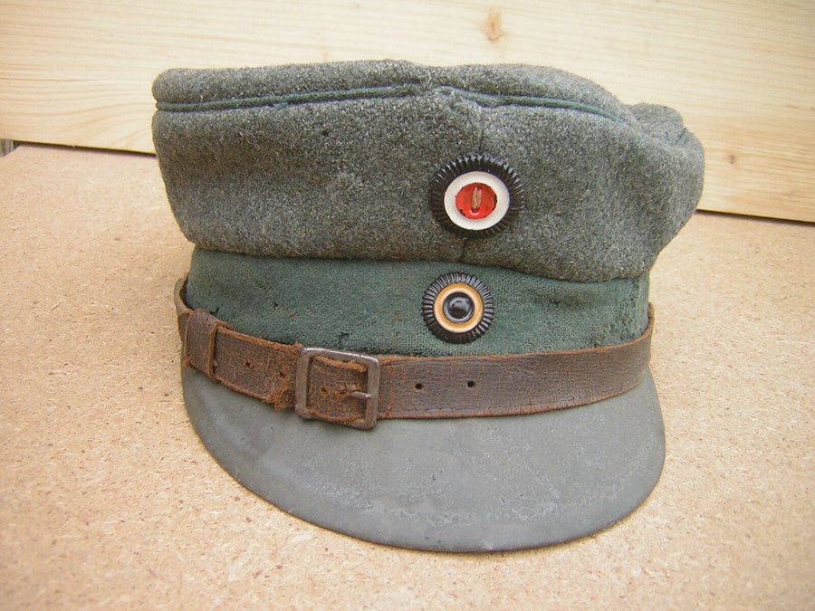 Kepi Mütze casquette combat drap troupe feldgrau 1918 IR 87 Nassau