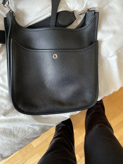Sac Hermes Evelyne III 29 Taurillon Clemence Noir Authentique