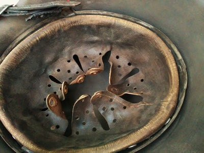 Casque Allemand Ww2 -40- Camoufle 3 Tons Original - Se 66 -