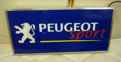 Belle enseigne lumineuse PEUGEOT SPORT