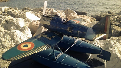Jep Hydravion Bleu Fonce Jouets Anciens Bateau Gil