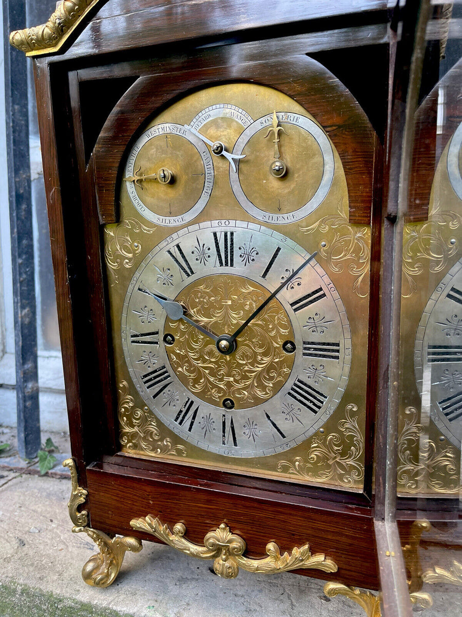 Pendule Horloge Carillon 16 cloches  17 marteaux