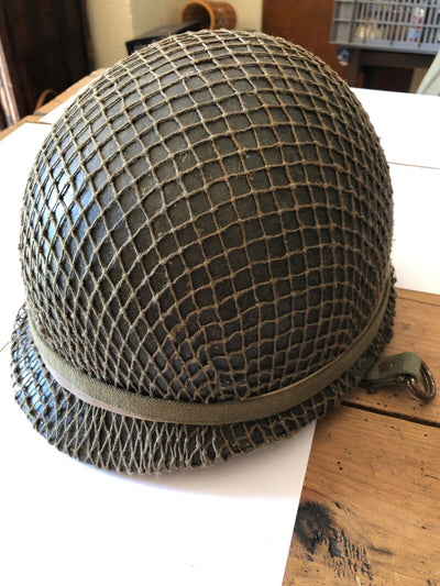 Casque Us M1 Parachutiste Indo Algérie