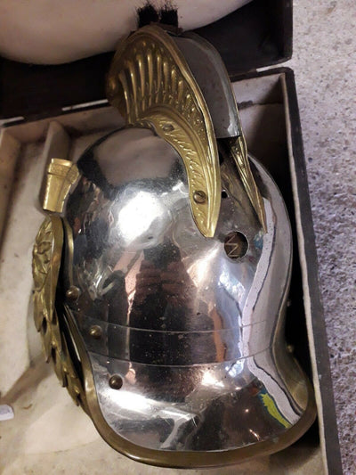 Casque D'Officier De Dragon, Modèle 1872 Avec Sa Boîte Lt De Dragon De Bastard