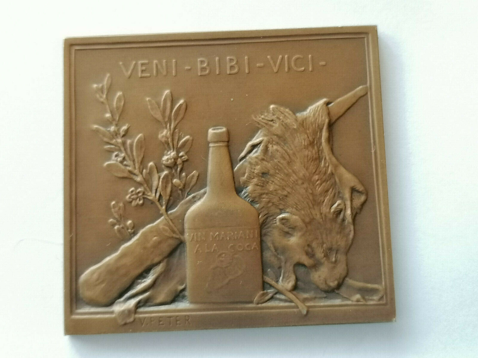 Lot Médailles Bronze & Argent Massif O. Roty V. Peter L. Patriarche Vin Mariani