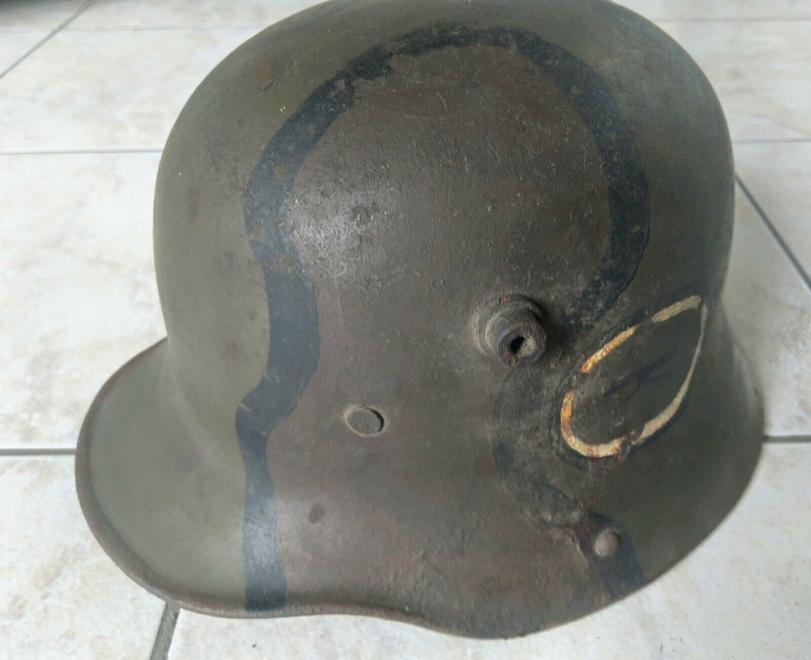 Casque Floque Mitrailleurs Allemand WW1