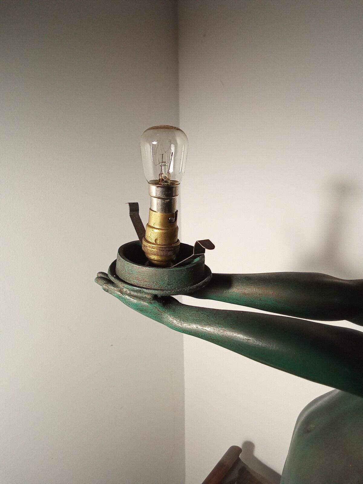 Max Le Verrier Grande lampe Art Deco