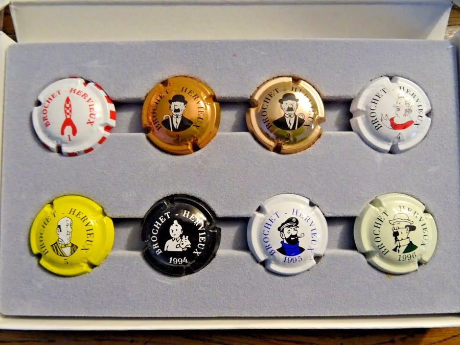 Collection Capsules Champagne COFFRET TINTIN BROCHET HERVIEUX