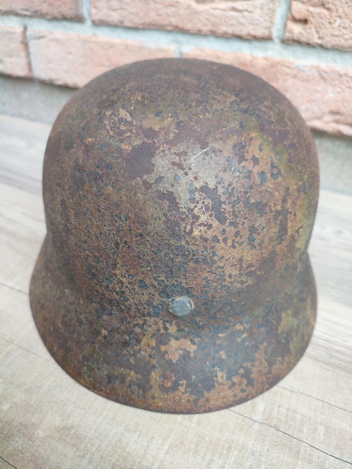 Casque Allemand Camouflé 3 Tons Normandie