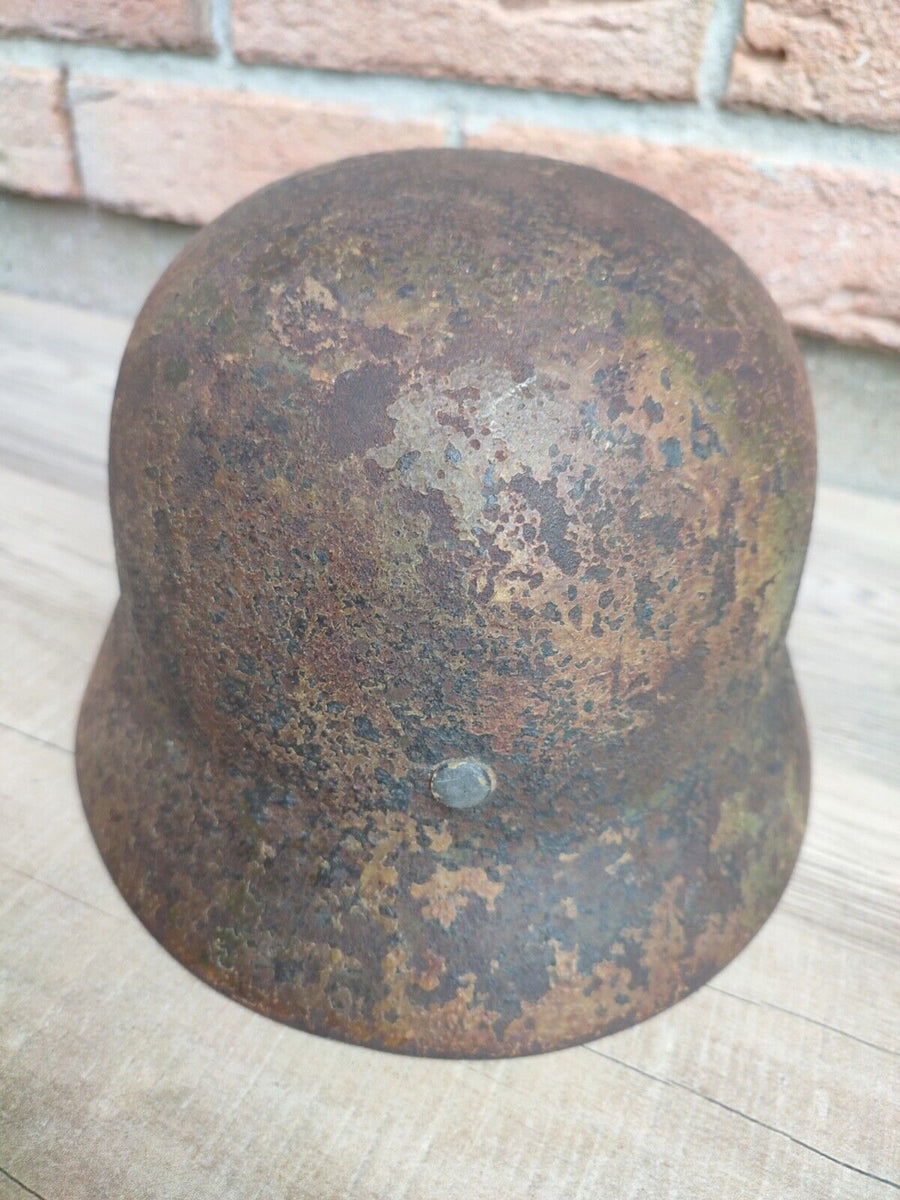 Casque Allemand Camouflé 3 Tons Normandie