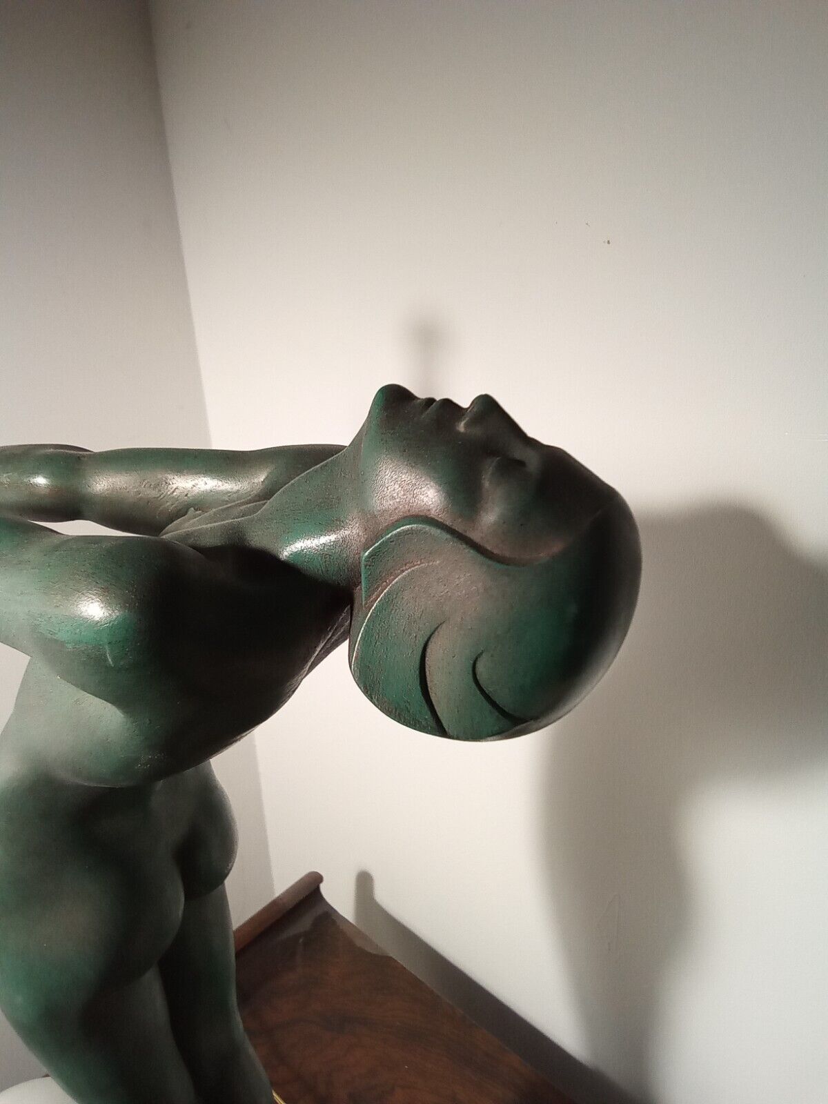 Max Le Verrier Grande lampe Art Deco