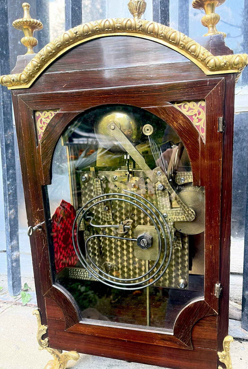 Pendule Horloge Carillon 16 cloches  17 marteaux
