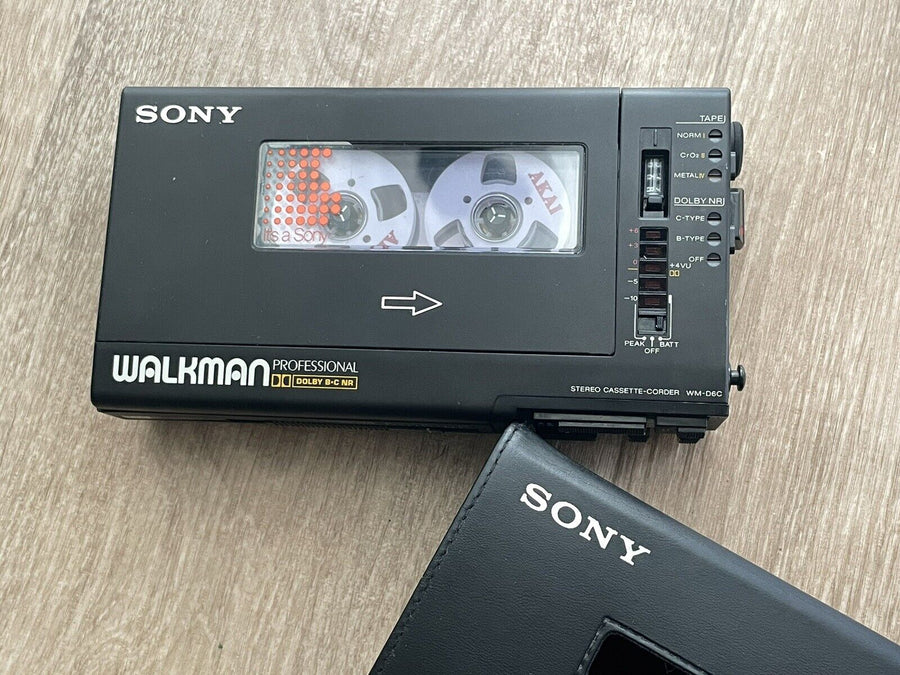 Sony Wm-D6c Stereo Cassette-Corder Walkman Professionnel Année 1983