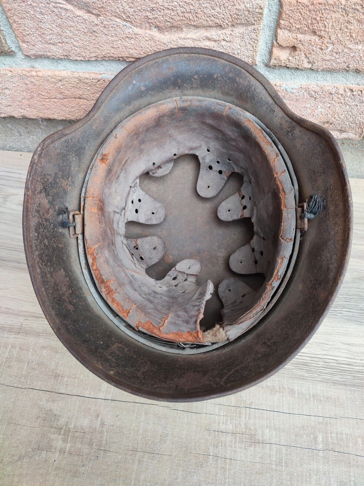 Casque Allemand Camouflé 3 Tons Normandie