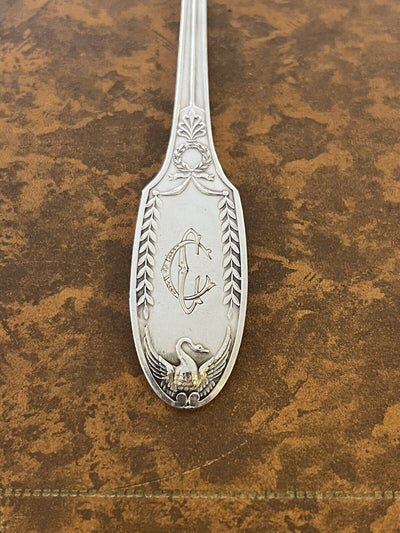 Émile Puiforcat Ménagère 24 Pieces En Argent Massif Modèle Cygne Style Empire