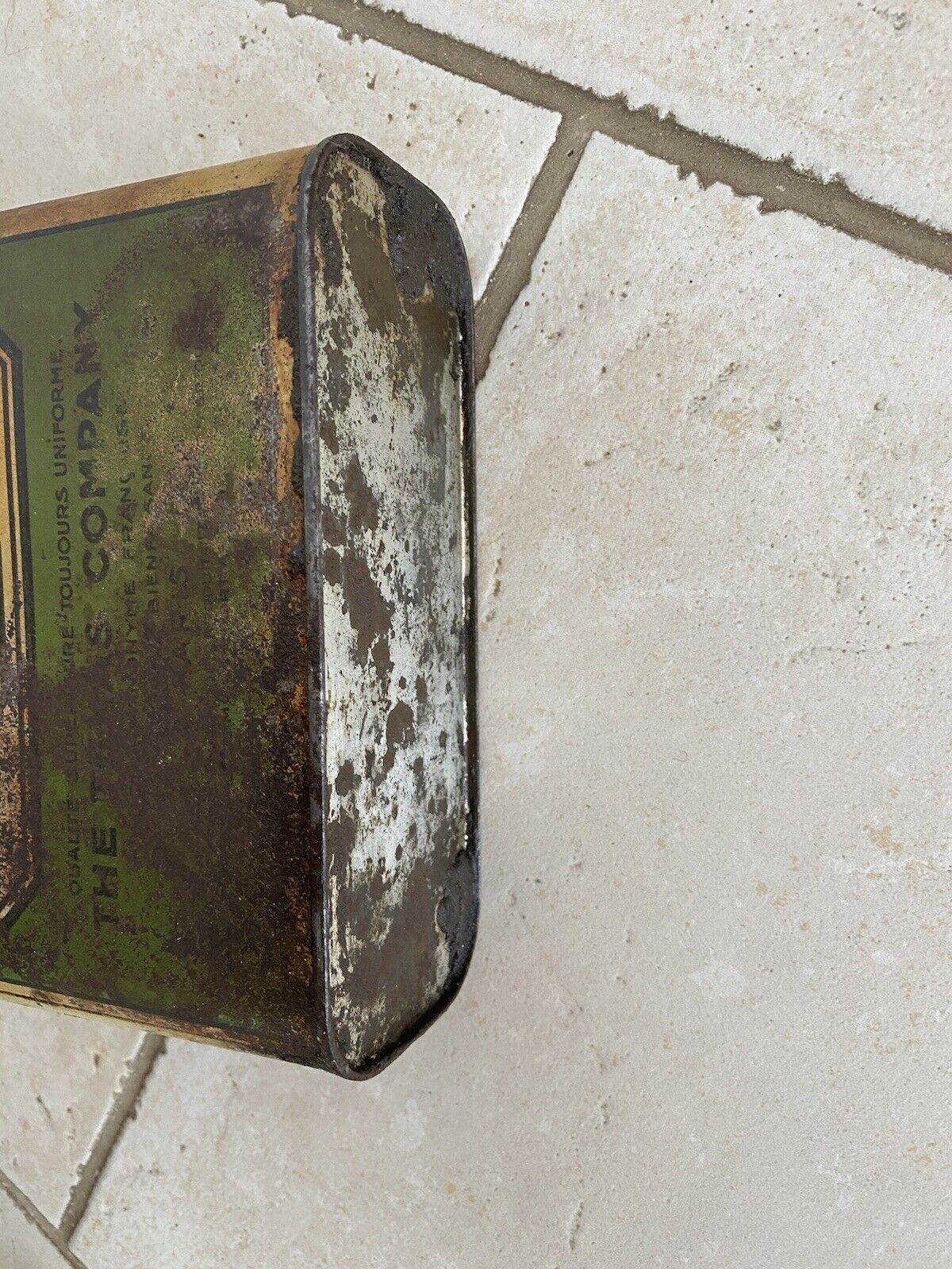Bidon huile ancien Texaco Vintage Objet De Garage