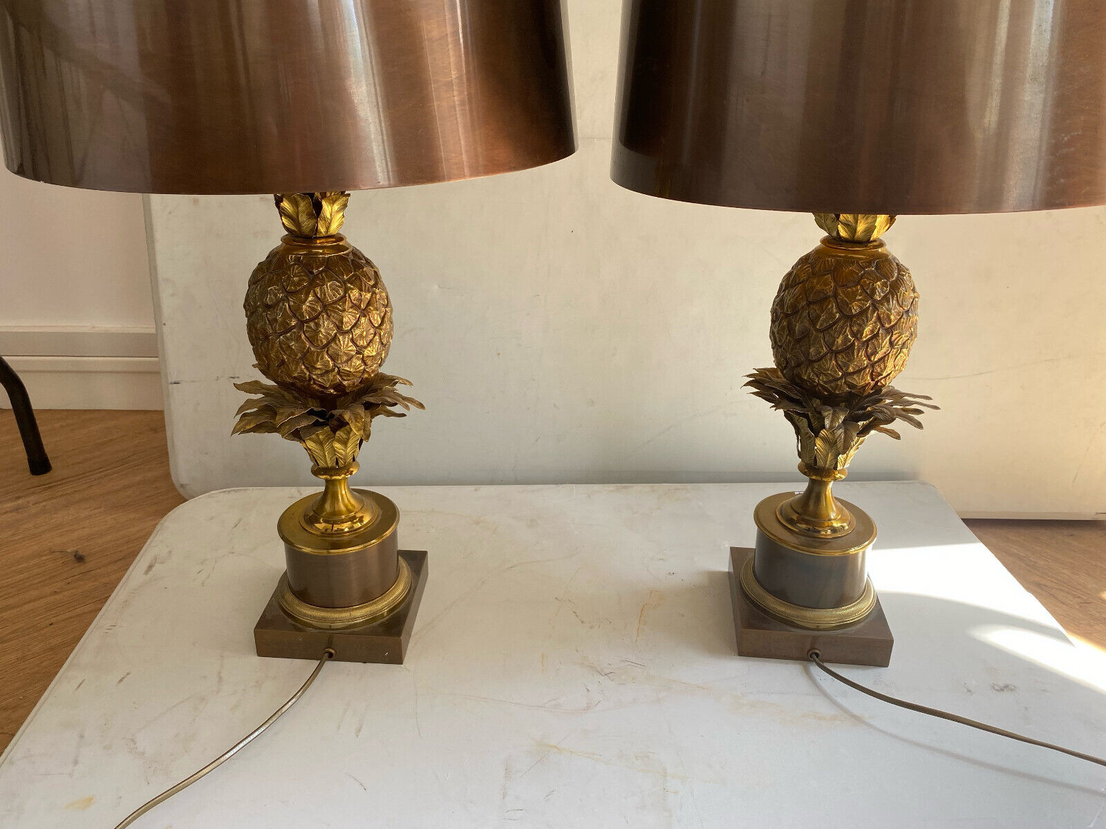 Paire De Lampes Maison Charles