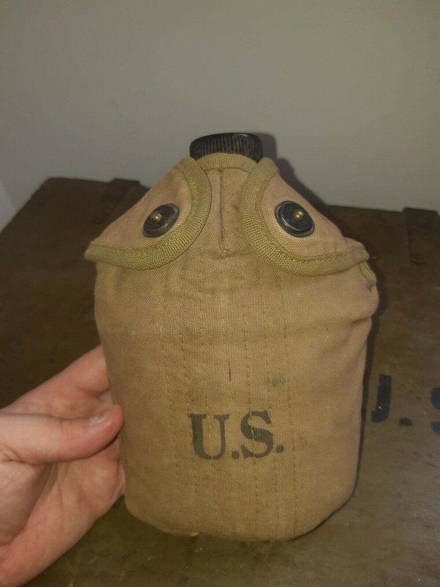 Ww2 Us Gourde Casque Dday Ffl Para Veste Gi Utah Omaha Airborne Ceinturon 101st