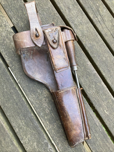 Brelage Étui Crosse Allemand C96 impérial WW1 daté 1916