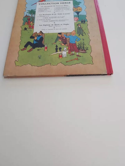 Ancienne bd tintin objectif lune 1953