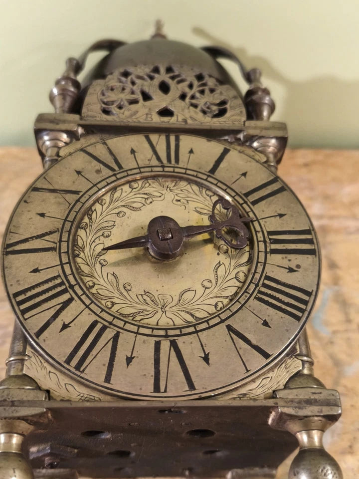 Mouvement Horloge Pendule Réveil Lanterne En Laiton À Cloche 18ème - 19ème