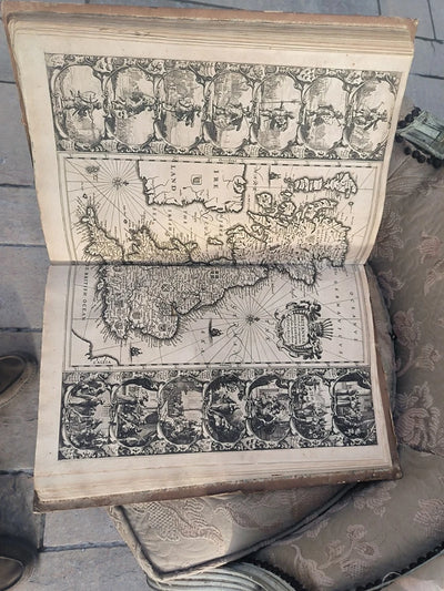 Livre Ancien Geographie Ancienne Sacré Et Profane Xviieme - 1652